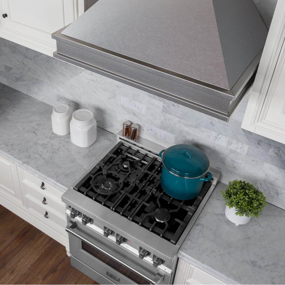 36'' Designer Series Wall Mount Range Hood in DuraSnow Stainless Steel