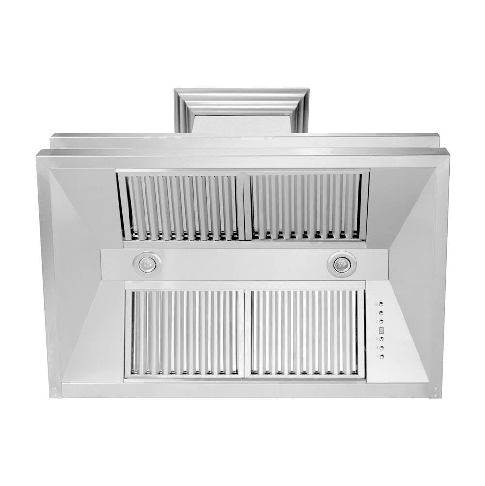 36'' Designer Series Wall Mount Range Hood in DuraSnow Stainless Steel