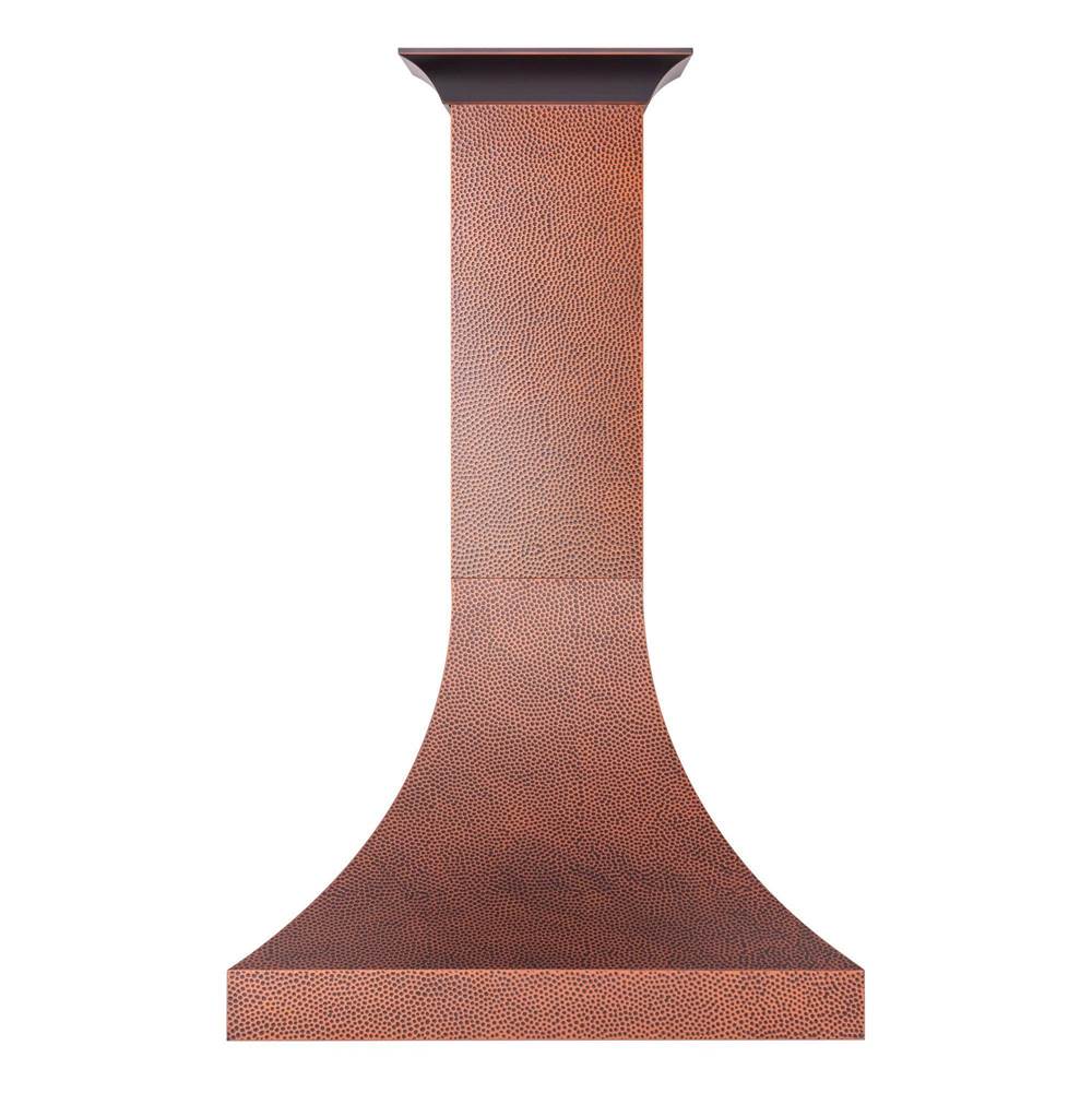 48'' Designer Series Hand-Hammered Copper Finish Wall Range Hood