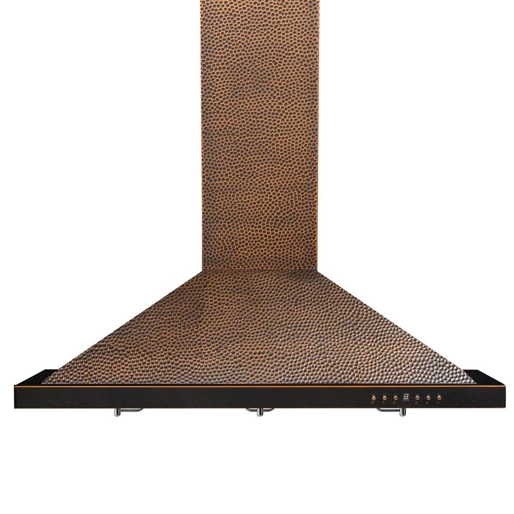 Z-Line - 36'' Designer Series Hand-Hammered Wall Mount Range Hood
