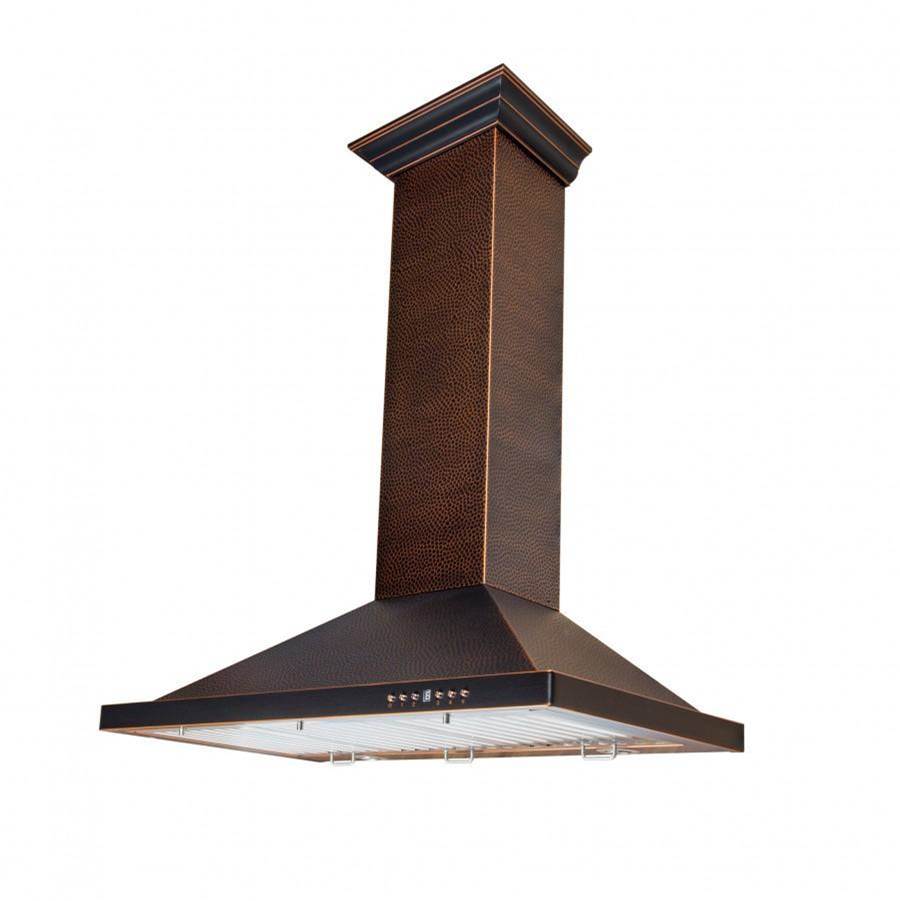 Z-Line - 30'' Designer Series Hand-Hammered Wall Mount Range Hood