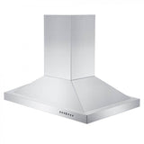 Z-Line - 42'' Remote Blower Island Mount Range Hood in Stainless Steel