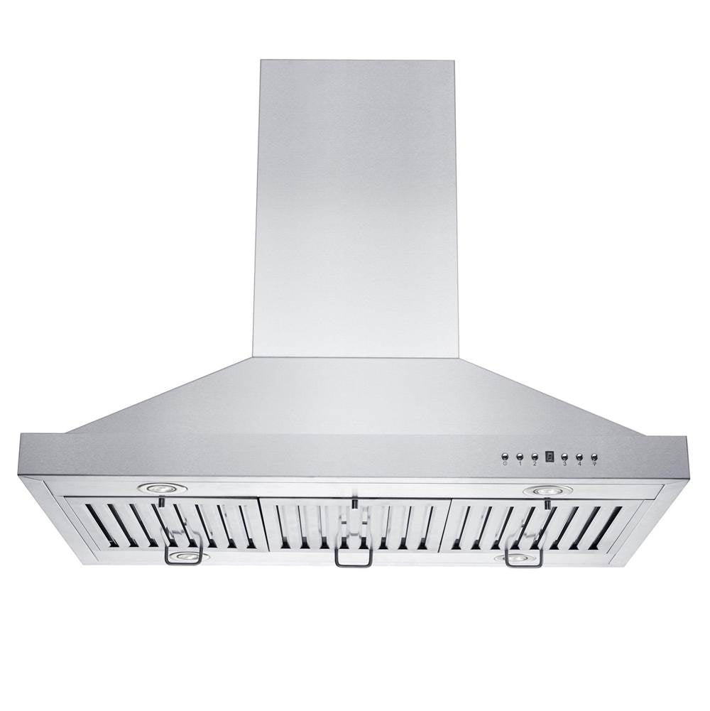 42'' Remote Blower Island Mount Range Hood in Stainless Steel