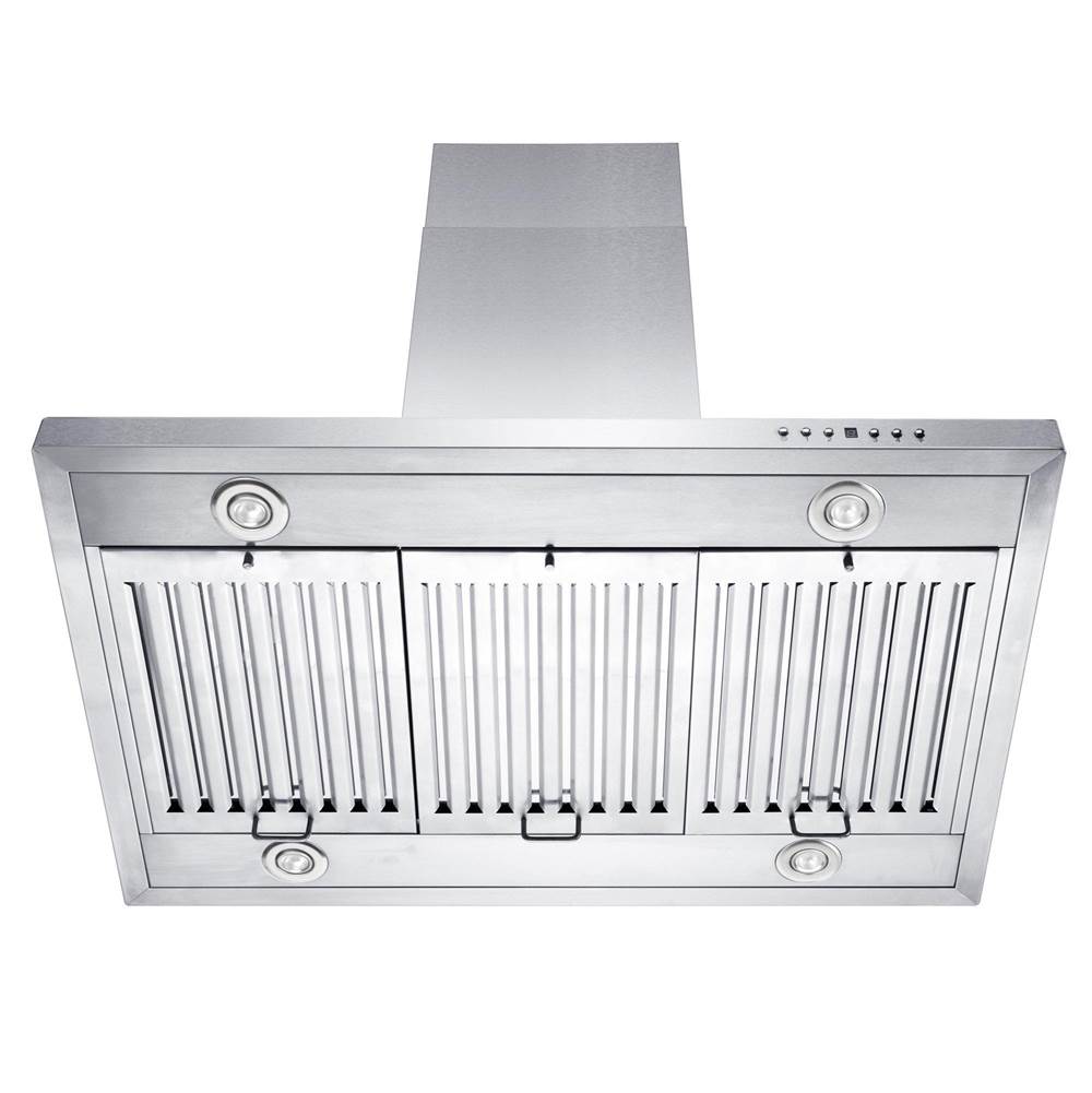 Z-Line - 30'' Remote Blower Island Mount Range Hood in Stainless Steel