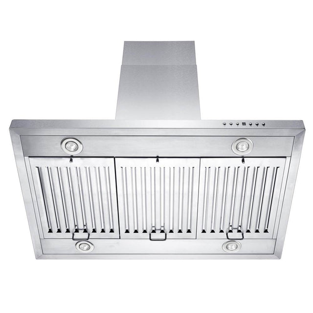 Z-Line - 30'' Remote Blower Island Mount Range Hood in Stainless Steel