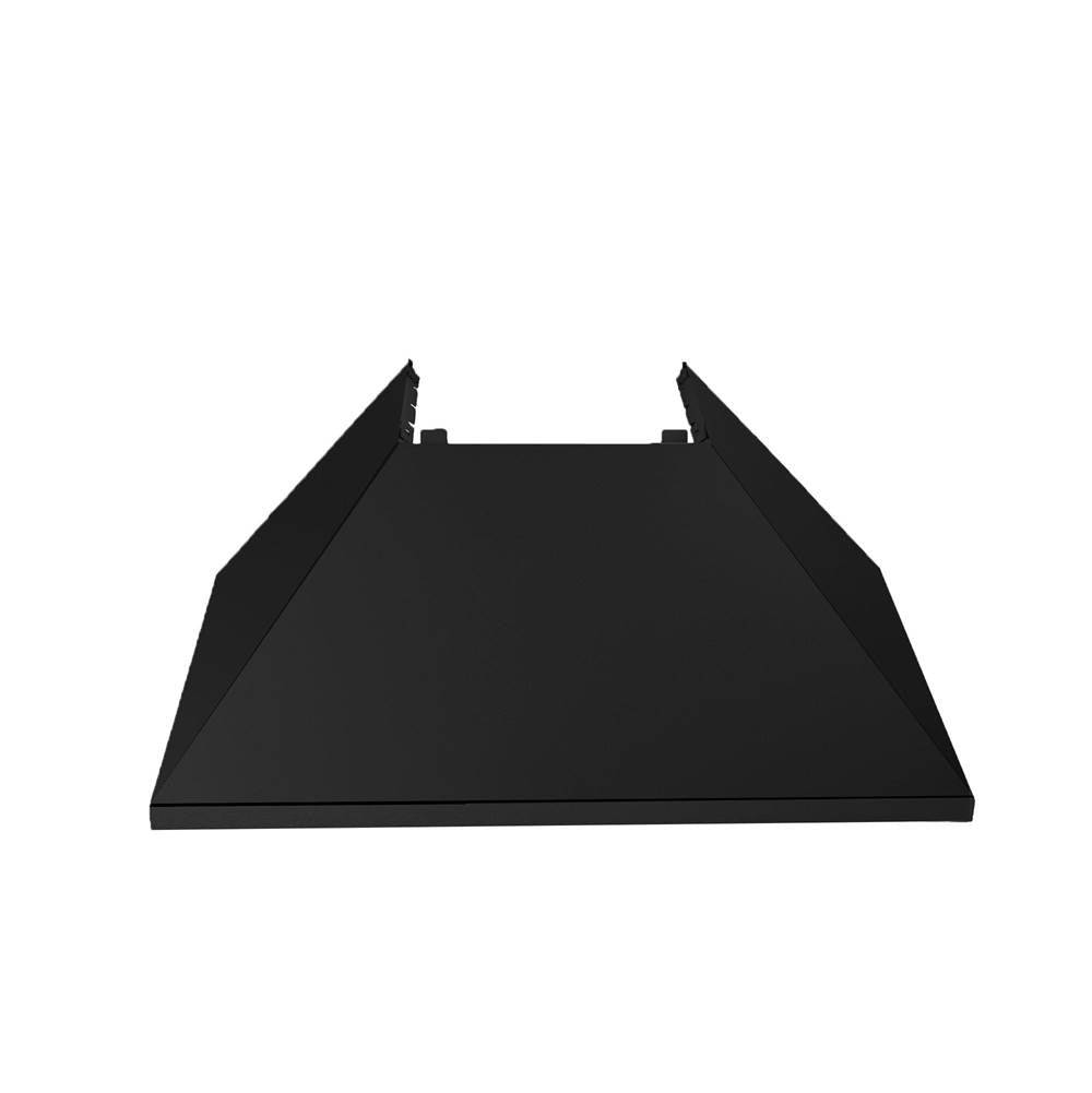 48'' DuraSnow Stainless Steel Range Hood with Black Matte Shell