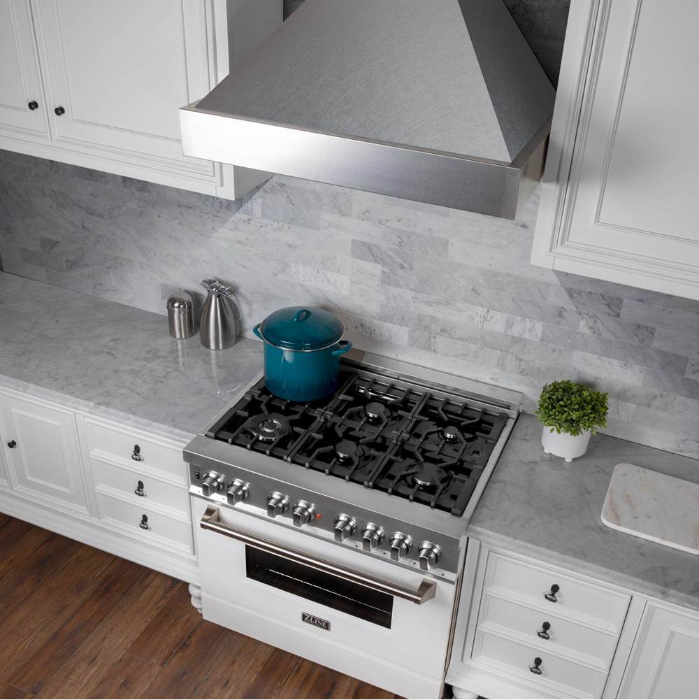 48'' DuraSnow Stainless Steel Range Hood with DuraSnow Shell