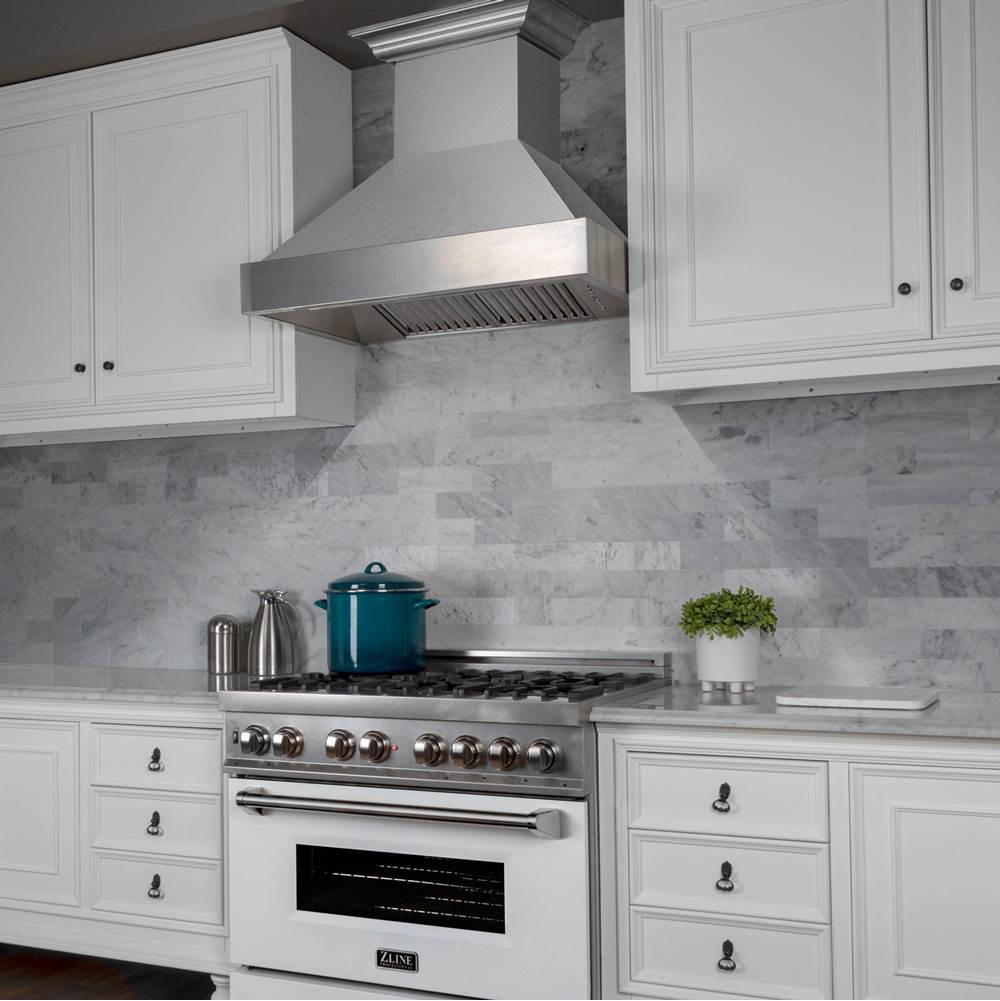 48'' DuraSnow Stainless Steel Range Hood with DuraSnow Shell