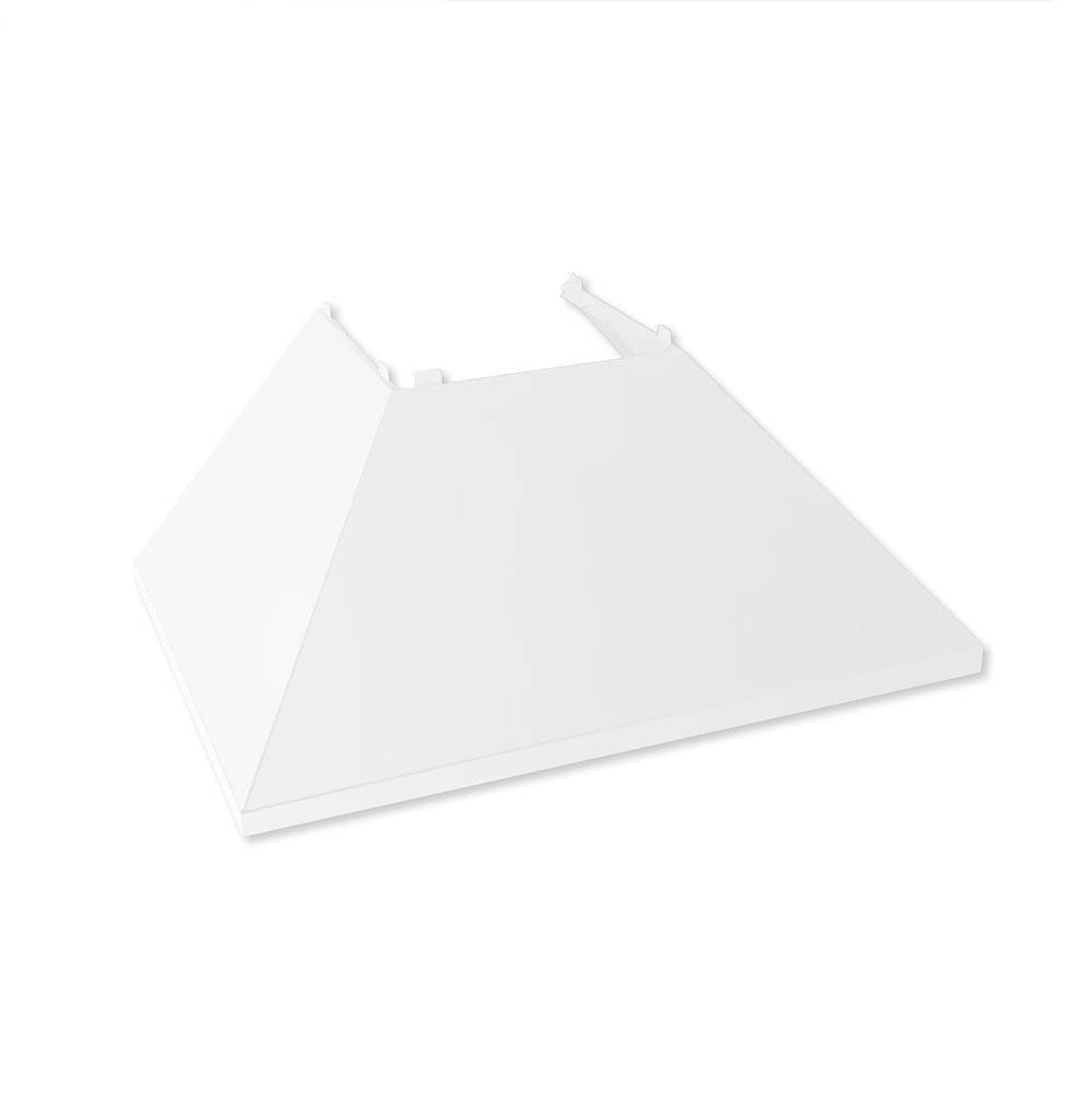 48'' DuraSnow Stainless Steel Range Hood with White Matte Shell