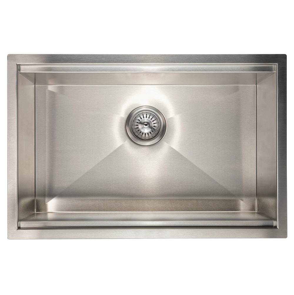 Garmisch 27'' Undermount Single Bowl Sink in Stainless Steel with Accessories
