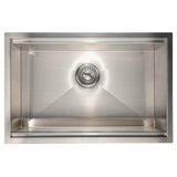 Garmisch 27'' Undermount Single Bowl Sink in Stainless Steel with Accessories