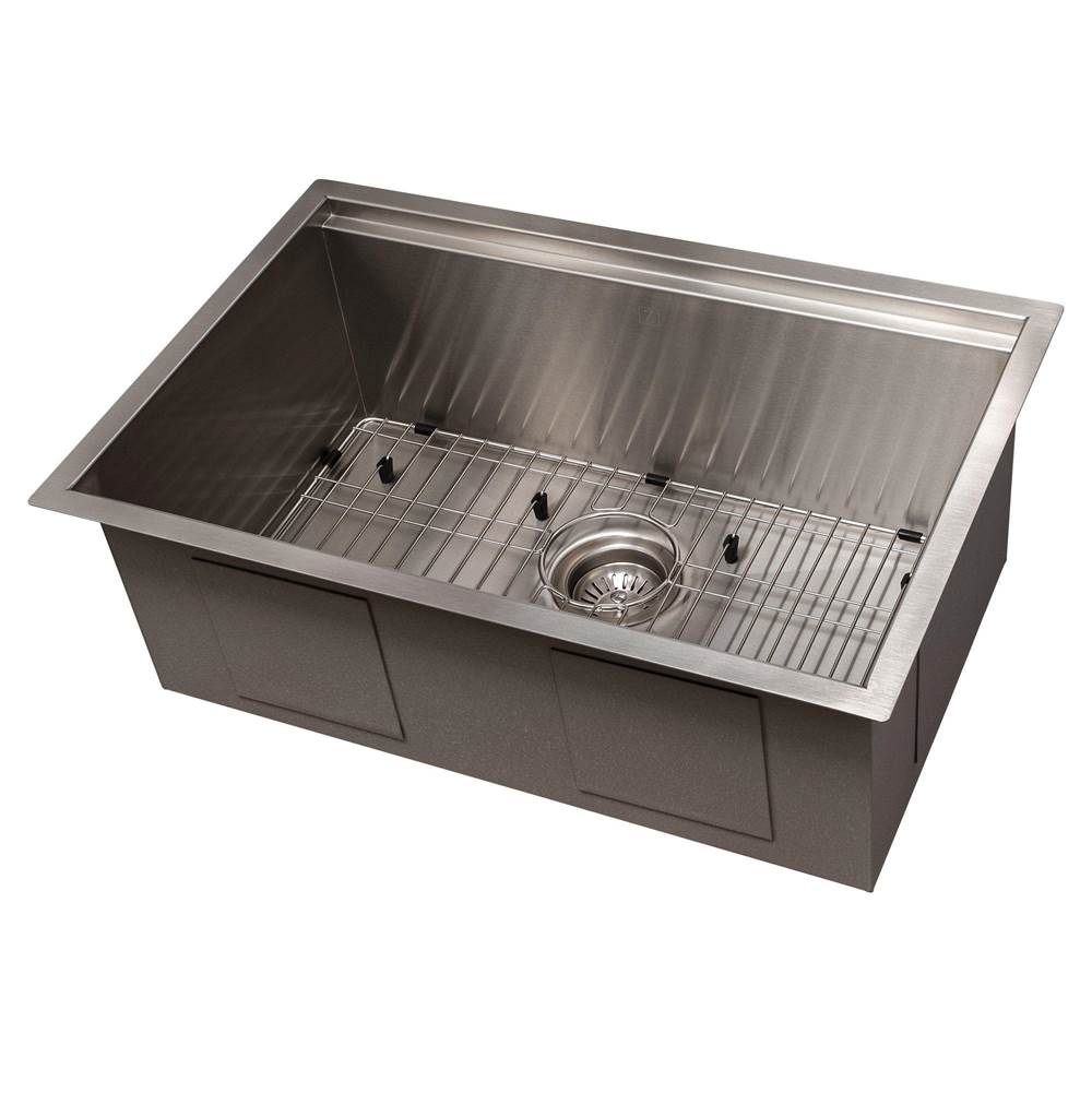 Garmisch 27'' Undermount Single Bowl Sink in Stainless Steel with Accessories