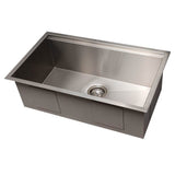 Garmisch 30'' Undermount Single Bowl Sink in Stainless Steel with Accessories