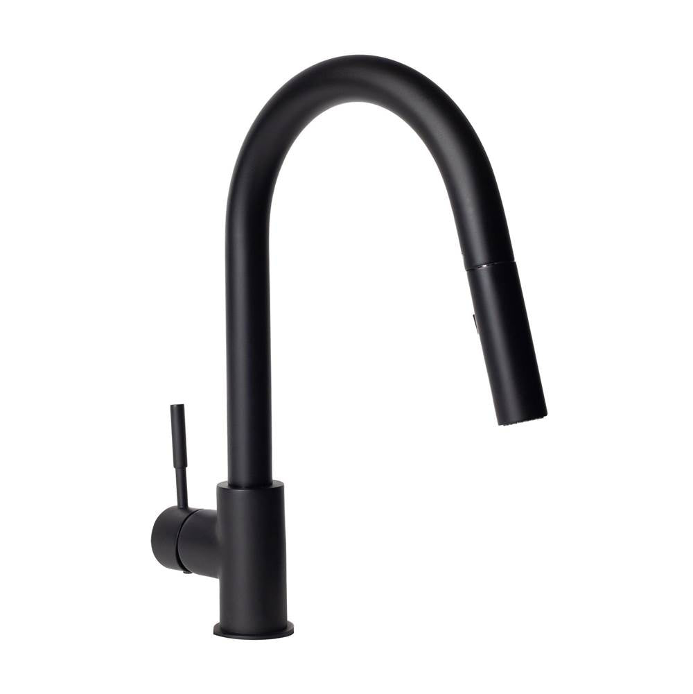 Z-Line - Gemini Kitchen Faucet in Matte Black - Matte Black