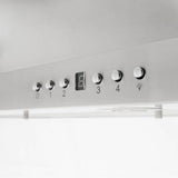 36'' Island Mount Range Hood in Stainless Steel