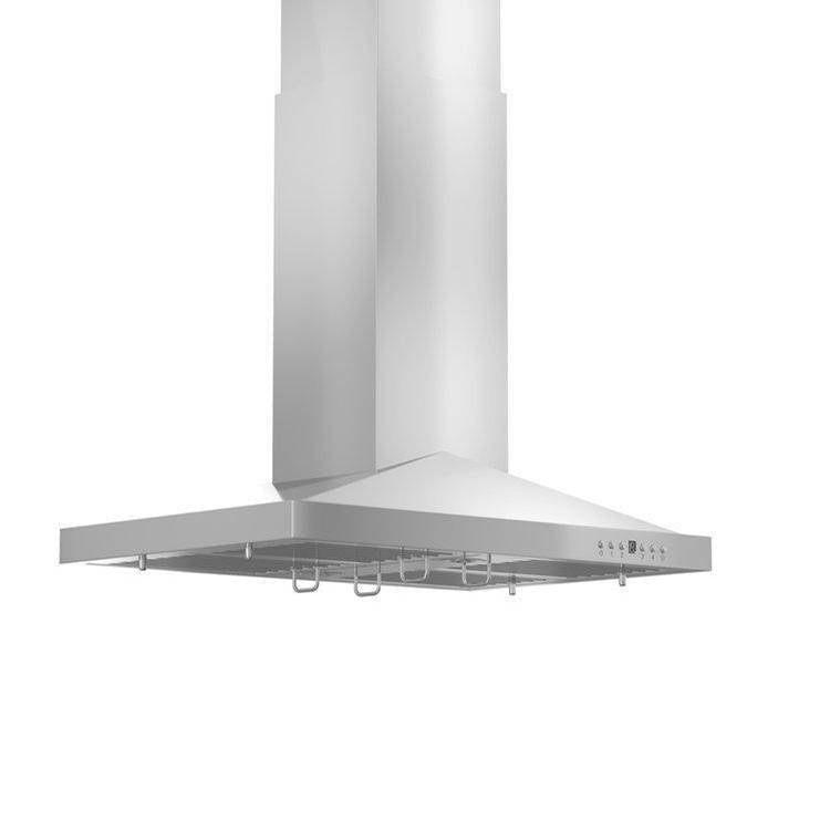 36'' Island Mount Range Hood in Stainless Steel
