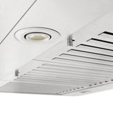 36'' Island Mount Range Hood in Stainless Steel