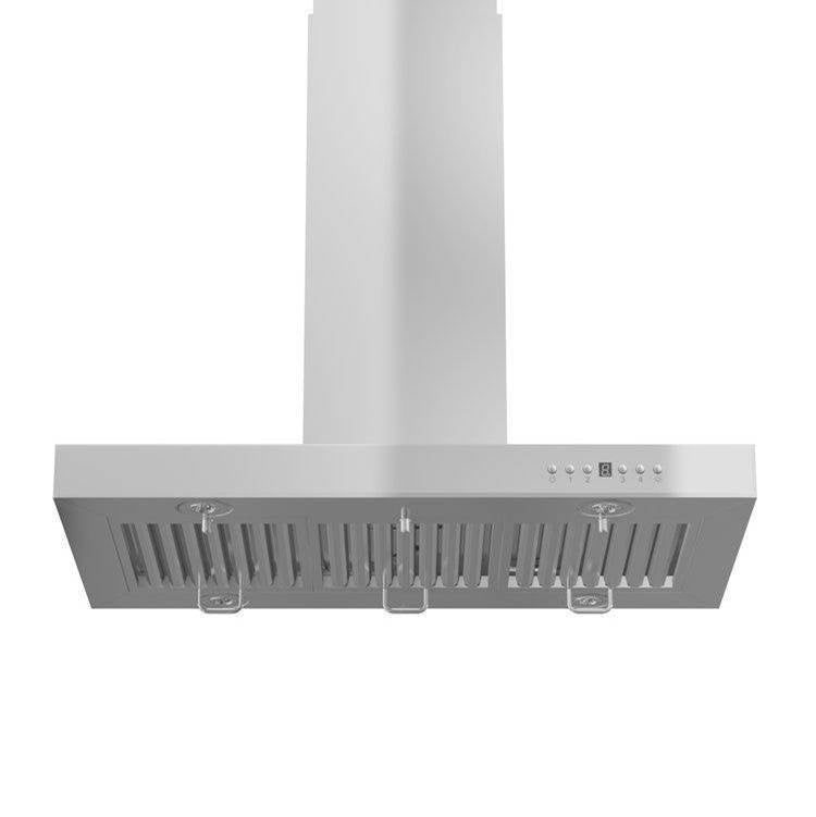 Z-Line - 48'' Island Mount Range Hood in Stainless Steel