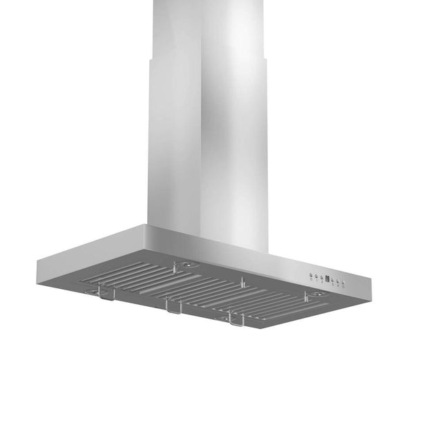 Z-Line - 42'' Island Mount Range Hood in Stainless Steel