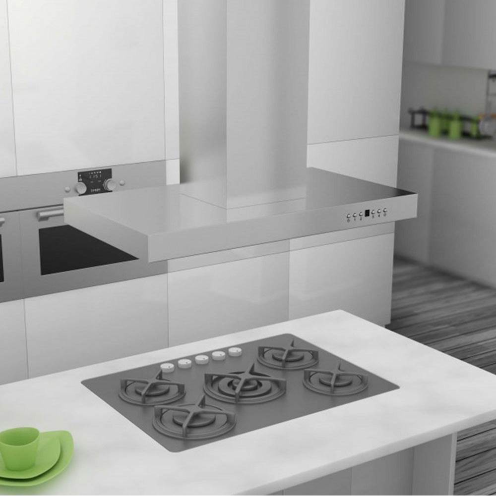 48'' Island Mount Range Hood in Stainless Steel