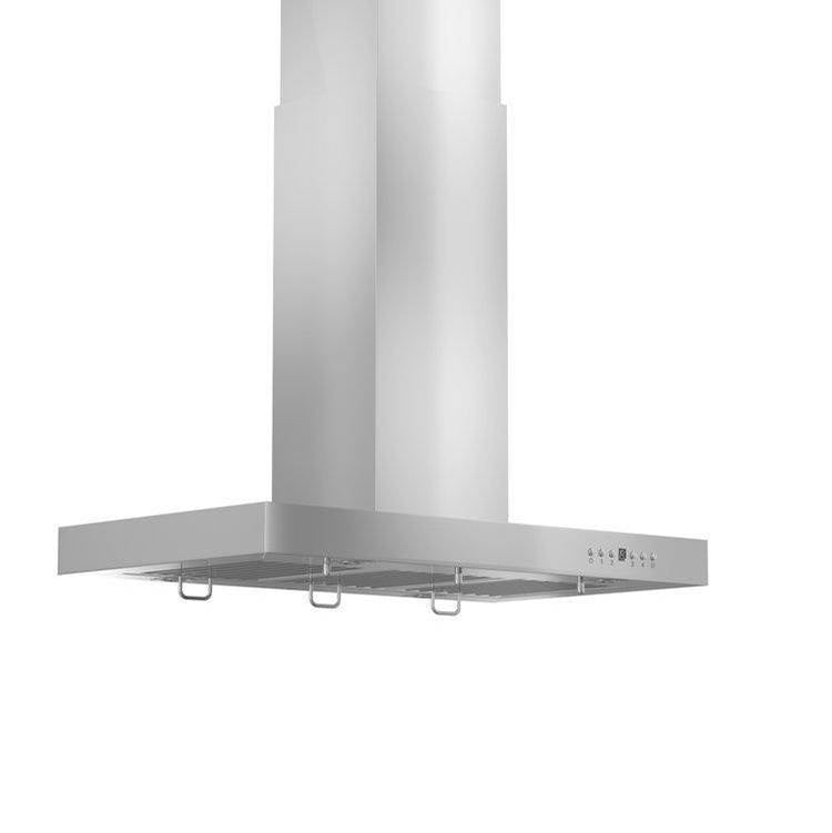Z-Line - 36'' Island Mount Range Hood in Stainless Steel