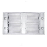 Z-Line - 36'' Island Mount Range Hood in Stainless Steel