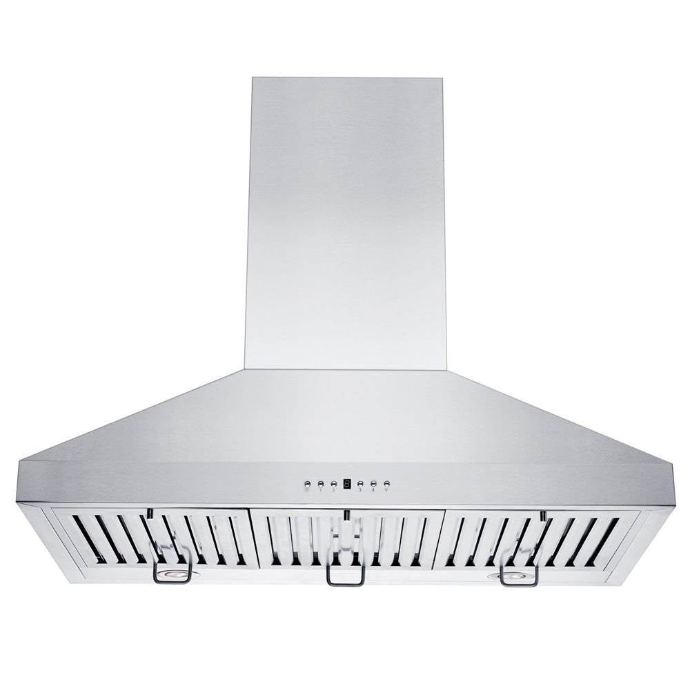 36'' Island Mount Range Hood in Stainless Steel