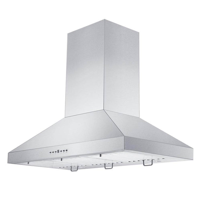 Z-Line - 36'' Island Mount Range Hood in Stainless Steel
