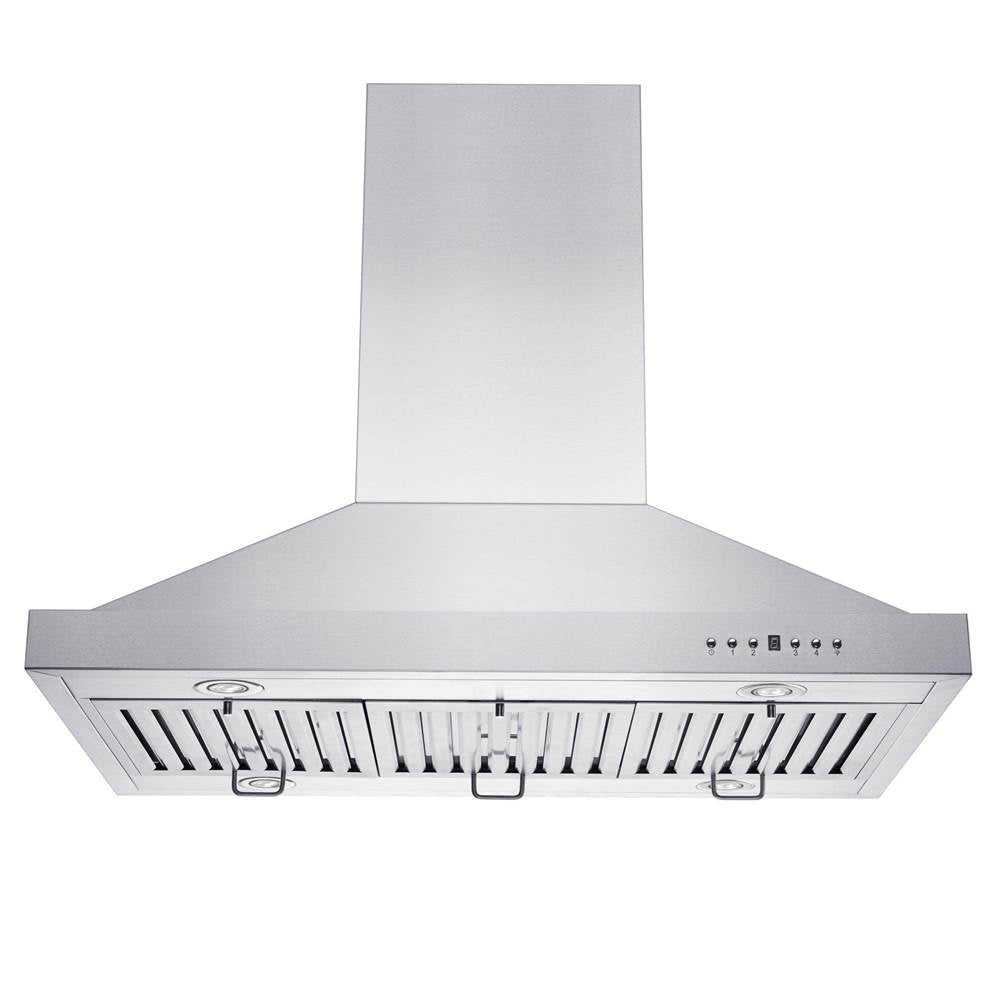 Z-Line - 42'' Island Mount Range Hood in Stainless Steel