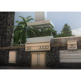 48'' Outdoor Island Mount Range Hood in Stainless Steel