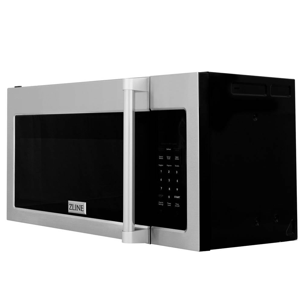 Over the Range Microwave Oven in Stainless Steel with Modern Handle