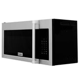 Over the Range Microwave Oven in Stainless Steel with Modern Handle