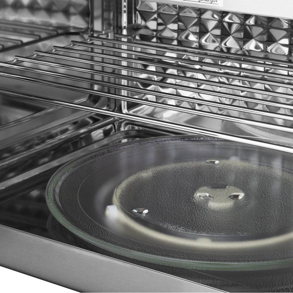 Over the Range Microwave Oven in Stainless Steel with Modern Handle