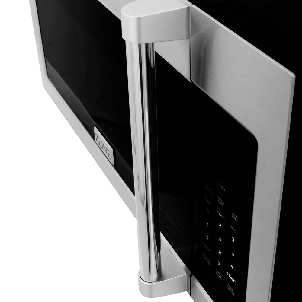 Over the Range Microwave Oven in Stainless Steel with Modern Handle
