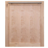 Z-Line - 24'' Top Control Dishwasher in Unfinished Wood with Stainless Steel Tub and Modern Style Handle - Unfinished Wood