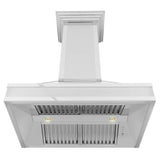 DuraSnow Mirrored Wall Range Hood 655MR