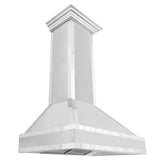 Z-Line - DuraSnow Mirrored Wall Range Hood 655MR