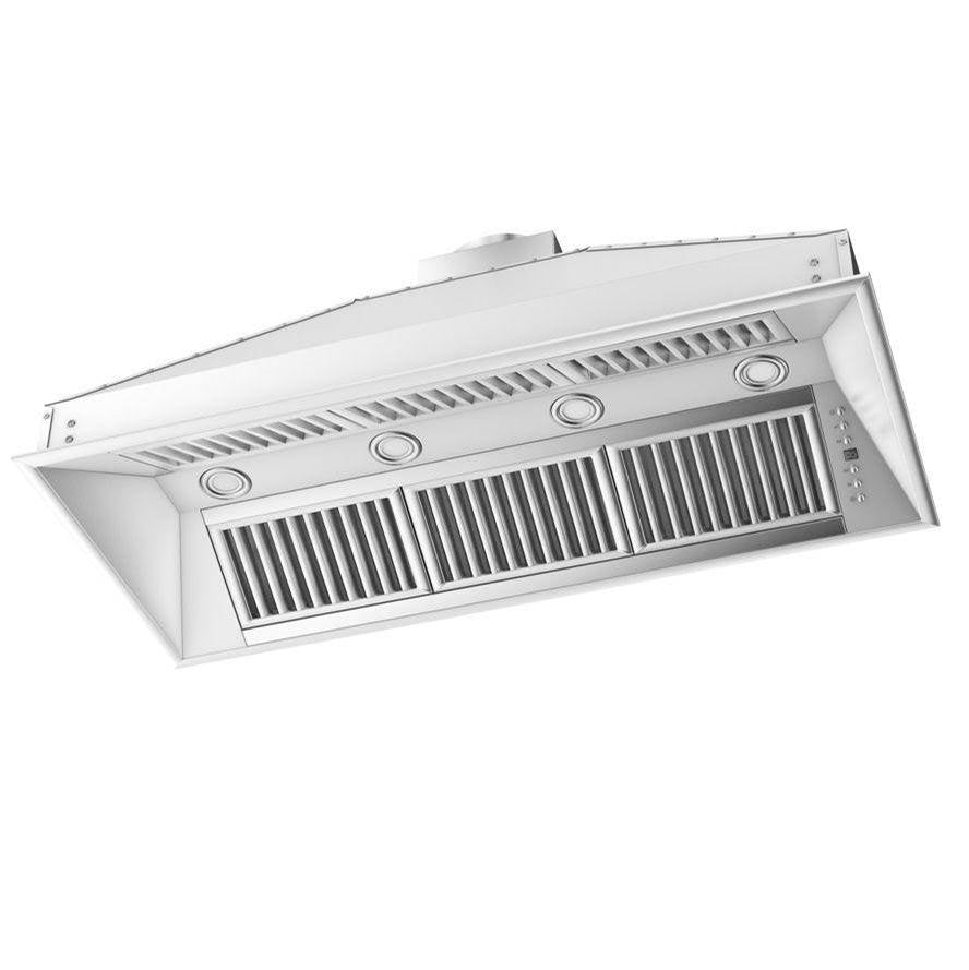 46'' Range Hood Island Insert in Stainless Steel