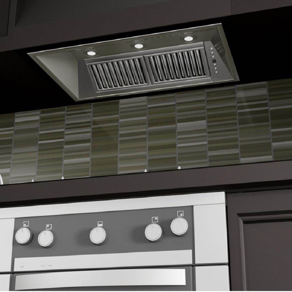 Z-Line - 46'' Range Hood Island Insert in Stainless Steel