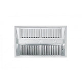Z-Line - 46'' Range Hood Island Insert in Stainless Steel