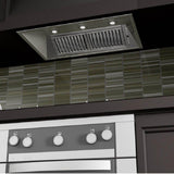 46'' Range Hood Island Insert in Stainless Steel