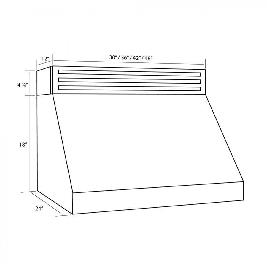 Z-Line - 36'' Recirculating Under Cabinet Range Hood in Stainless Steel