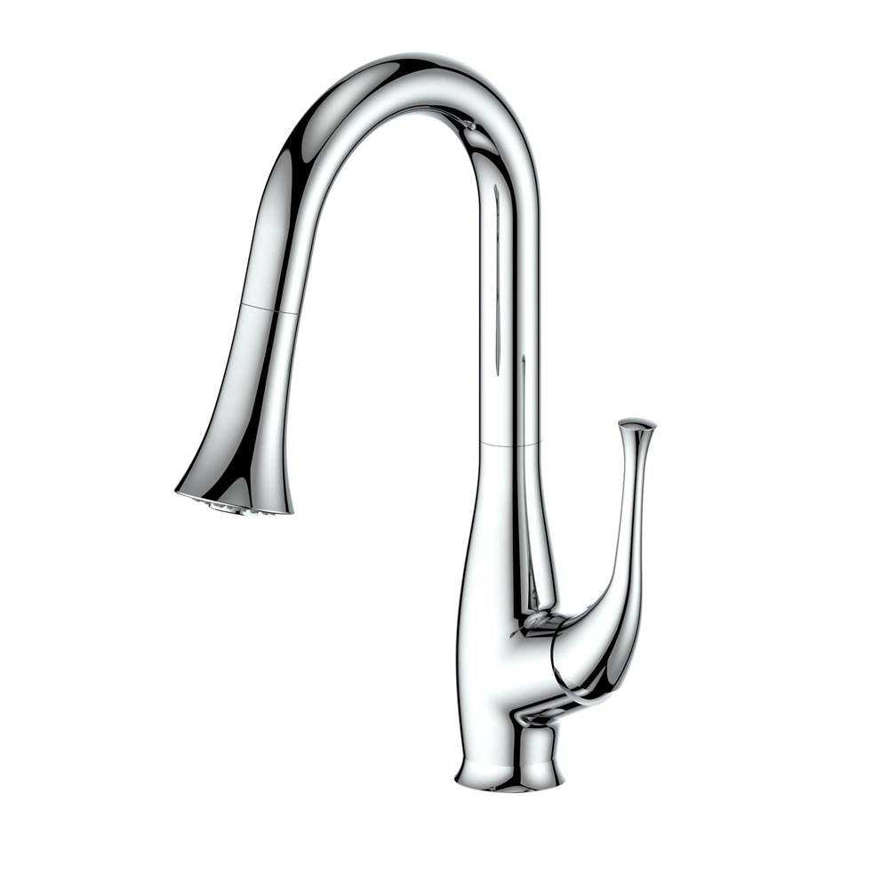 Z-Line - Shakespeare Kitchen Faucet in Chrome - Chrome