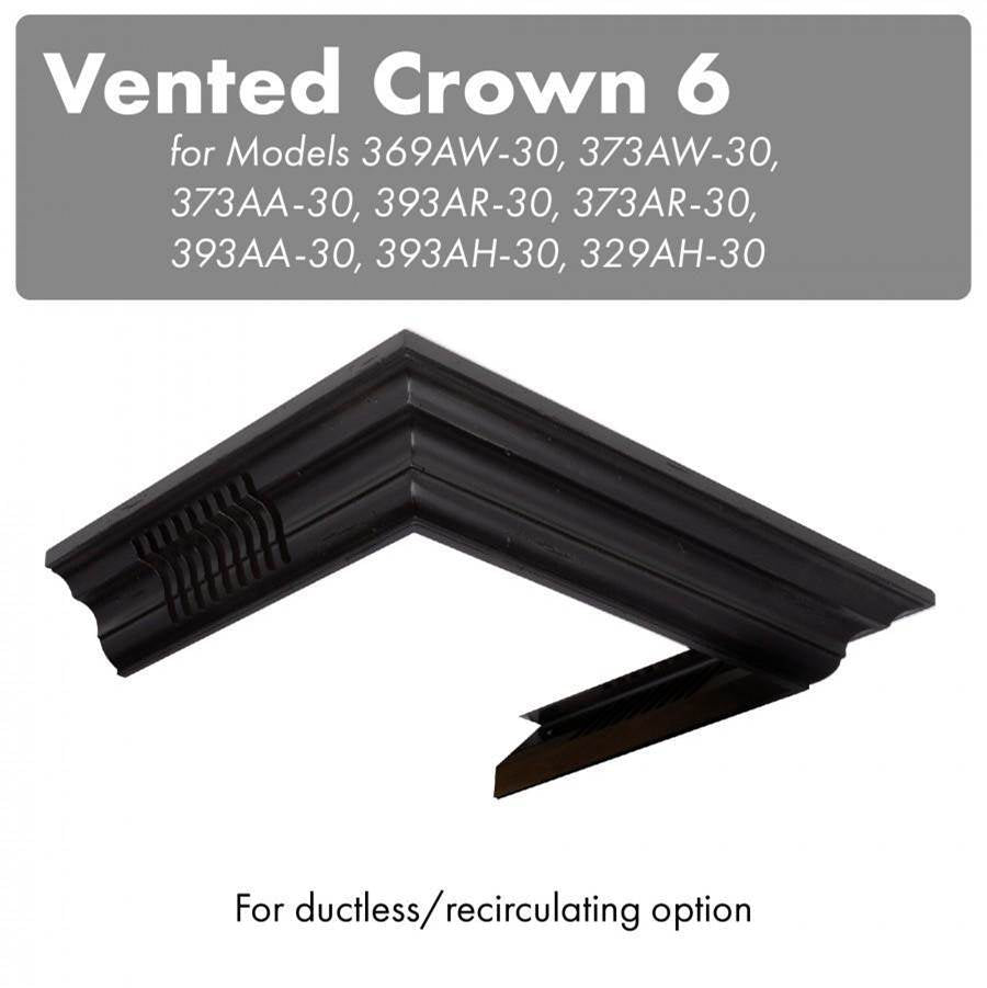 Z-Line - Vented Crown Molding Profile 6 for Wall Mount Range Hood