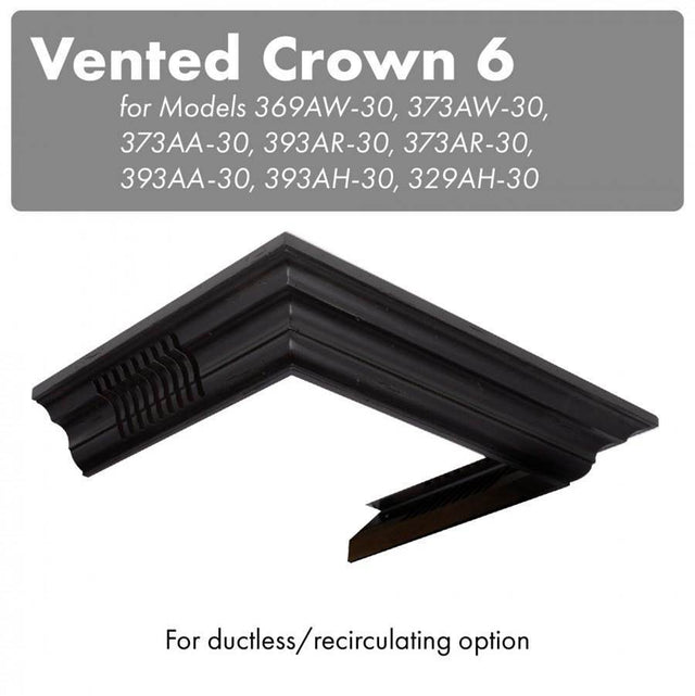 Z-Line - Vented Crown Molding Profile 6 for Wall Mount Range Hood