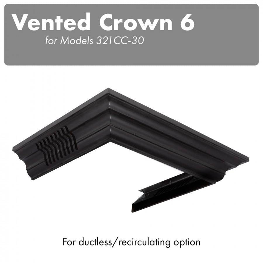 Z-Line - Vented Crown Molding Profile 6 for Wall Mount Range Hood