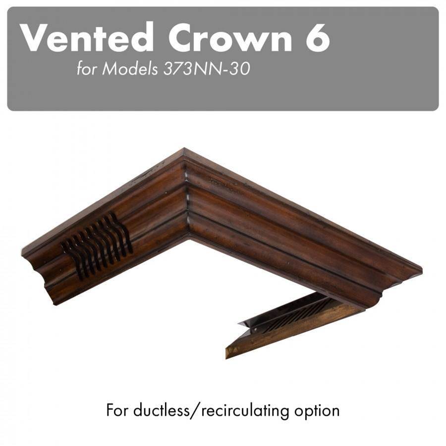 Z-Line - Vented Crown Molding Profile 6 for Wall Mount Range Hood