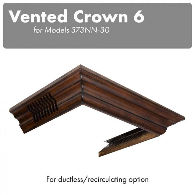 Z-Line - Vented Crown Molding Profile 6 for Wall Mount Range Hood