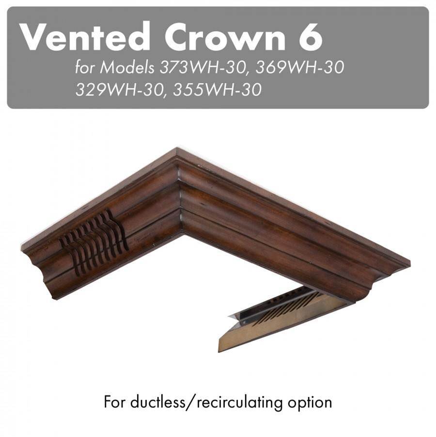 Z-Line - Vented Crown Molding Profile 6 for Wall Mount Range Hood