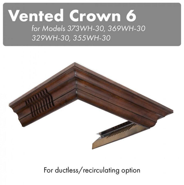 Z-Line - Vented Crown Molding Profile 6 for Wall Mount Range Hood